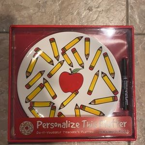 Do it yourself teachers platter/ gift
